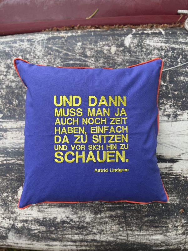 Und dann muss man ja auch noch Zeit haben, einfach da zu sitzen und vor sich her zu schauen. – Bild 7